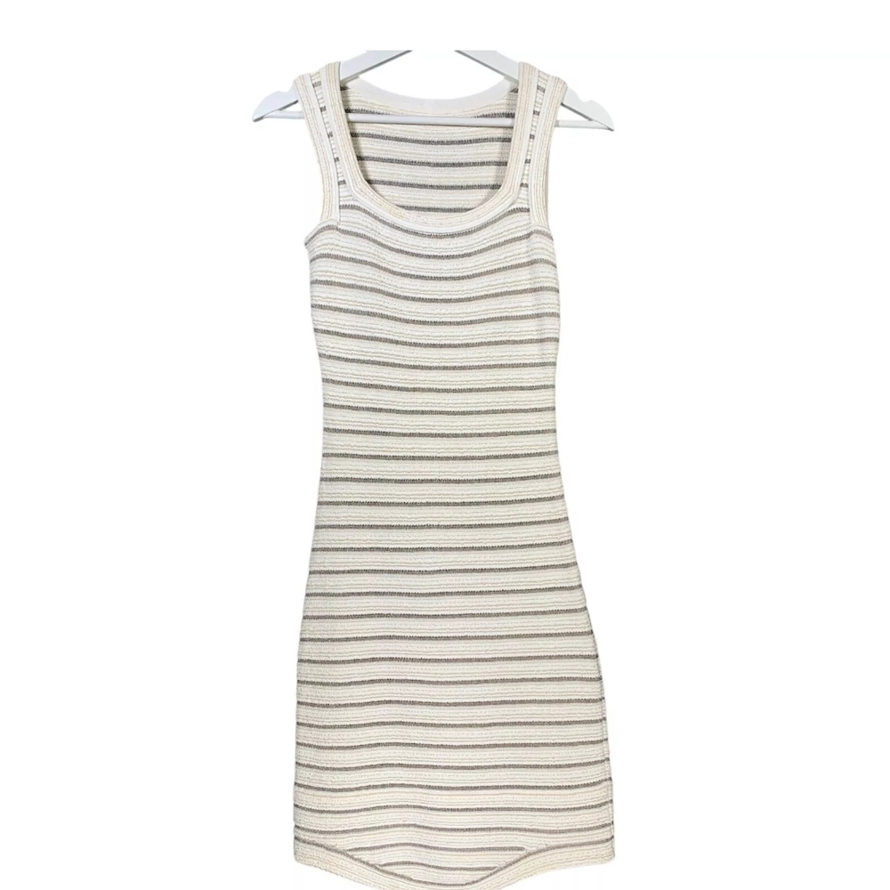 Alaïa Runway Summer 2011 Mesh Striped Midi Bodycon Dress